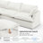 Modular Sectional Couch Down Filled Sofa, Comfty Convertible Deep Seat Cloud Couch For Living Room, Detachable Washable Couches Cushion Covers-2060061326