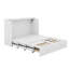 Armoire-lit escamotable pour grand lit escamotable avec tiroir de rangement, port USB, station de charge, cadre de lit escamotable en bois pour bureau à domicile ou petite pièce-85688878