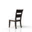 Chaise d'appoint rembourrée chocolat