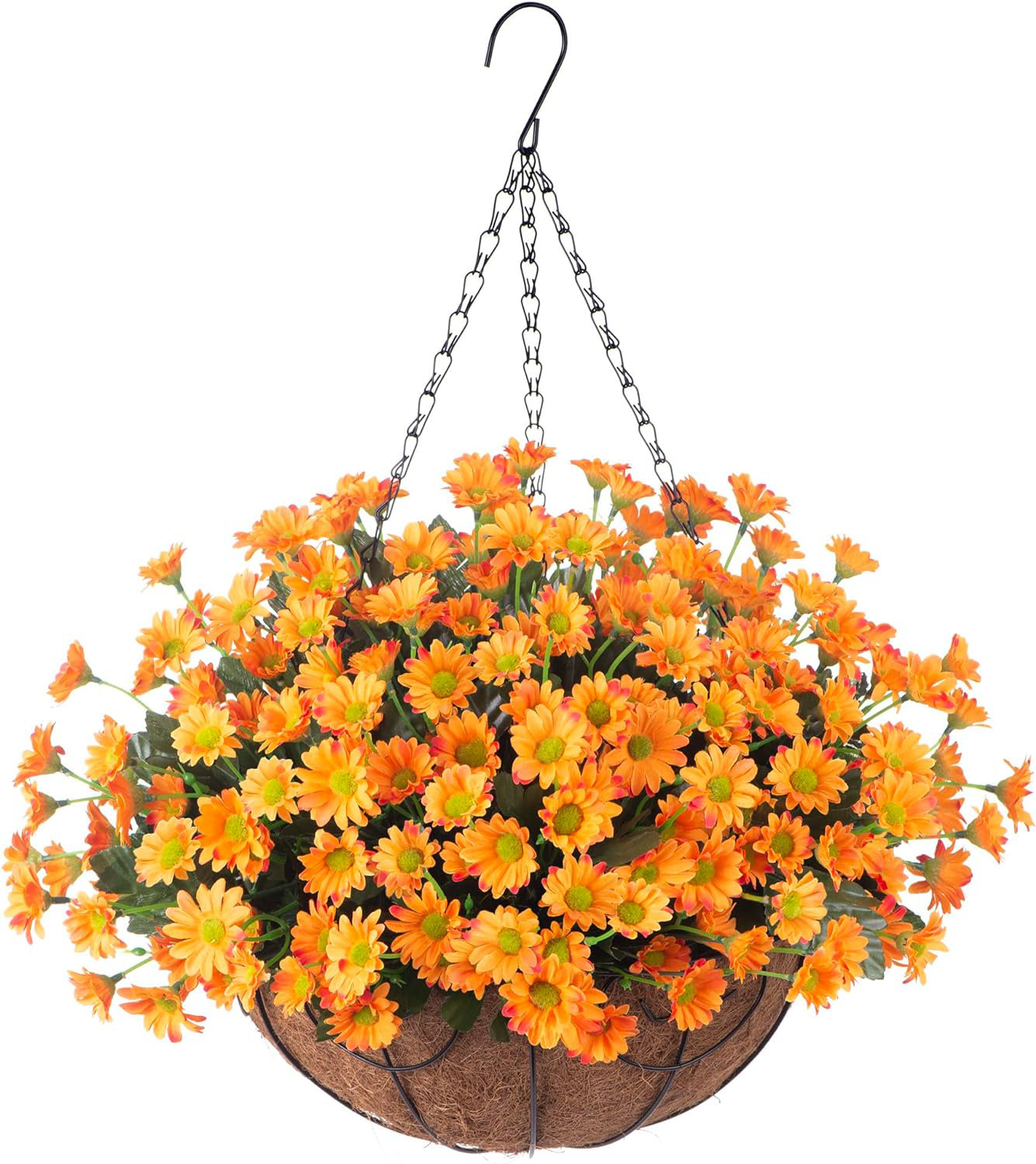 Primrue Hanging Basket Arrangement in Basket | Wayfair