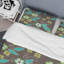 Green Leaf and Flowers - Ensemble de housse de couette floral - Polyester microfibre-857494210