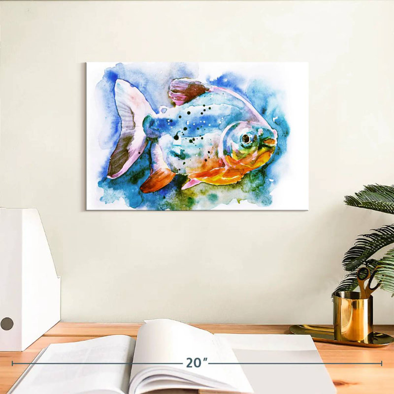 Piranha Fish, 8" H x 12" W