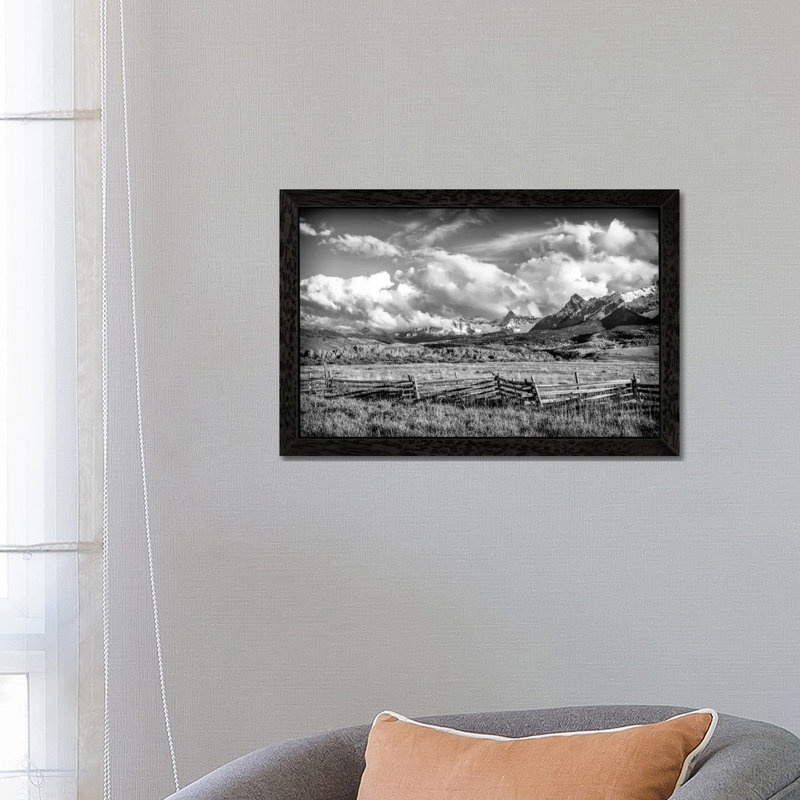 Colorado Fields by Dan Ballard - Floater Frame Print on Canvas, Black, 66.04 cm H x 45.72 cm W