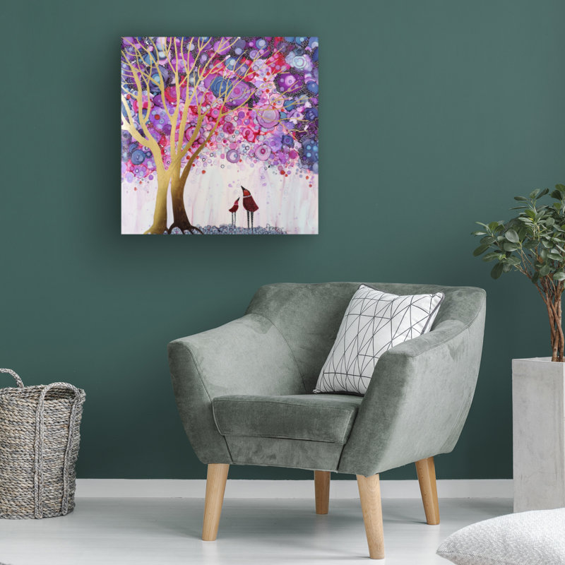 Art sur toile «bolologic Sylvie Demers Je Suis Amour», 14" H x 14" W