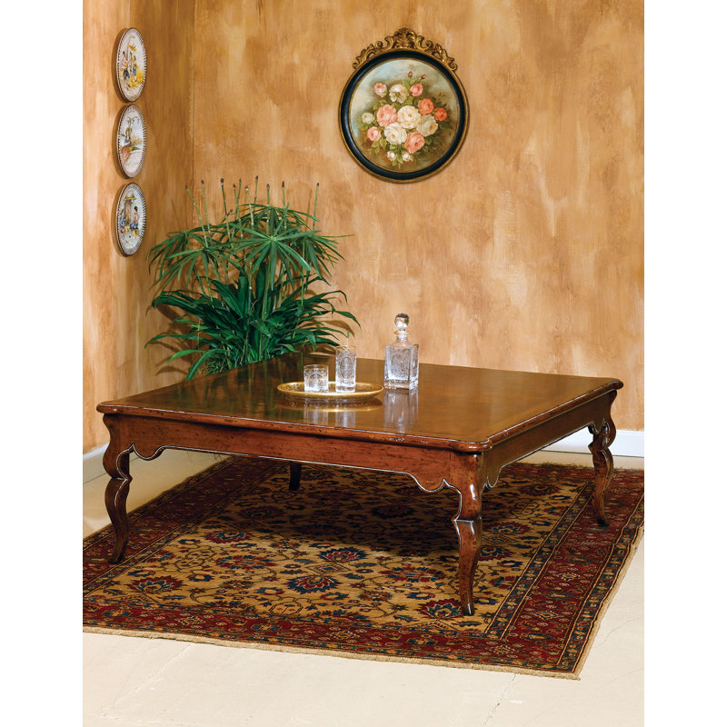 Solid Wood Coffee Table, 21" H x 54" L x 41" W