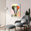 Bungalow rose «Elephantidae» par Lanre Adefioye, art mural en verre acrylique-1516463889