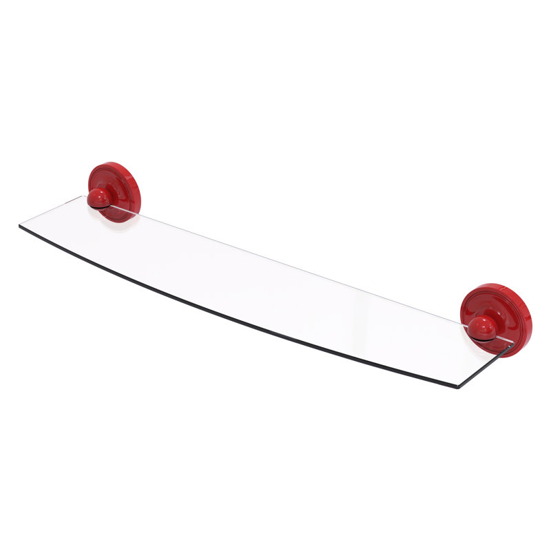 Tablette flottante Prestige Regal, H 3 po x l 24 po x P 5 po, Rouge pompier