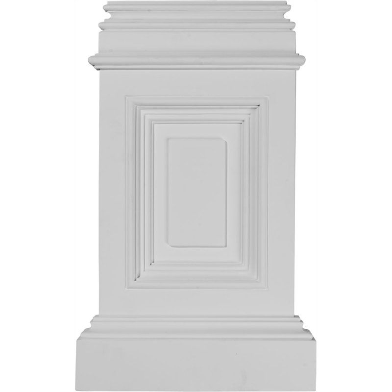 (Dessus: l 8 1/8 po x P 1 po) Petite base piédestal classique