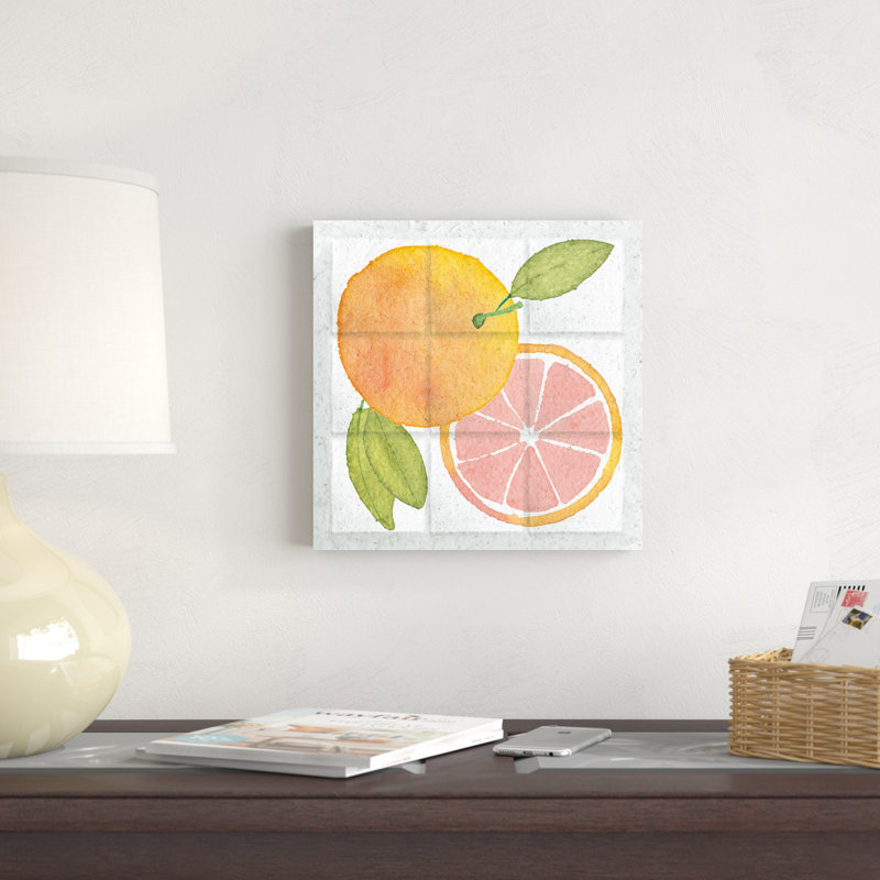 Citron Tile VI, H 12 po x l 12 po