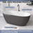 Bathtubs 67'' x 29.5'' Soaking Acrylic Bathtub