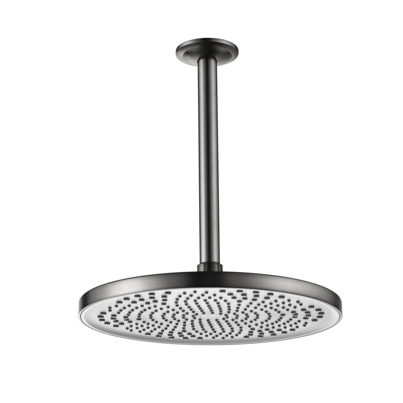 Pomme de douche - haute pluie, luxe moderne, laiton, montage en 1 minute, pluie de bronze visible de luxe, installation, style