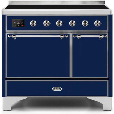 Cuisinière à induction 40 pouces avec 6 éléments à induction ILVE Majestic II Series (porte en verre)