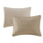 Quebec Cream Split Corner Pleated Quilted 3-Piece King Bedspread-580479976-580479977