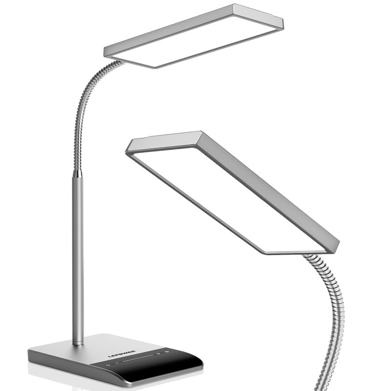 Metal Desk Lamp, White