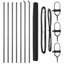 Vidaxl Hexagon Fence Steel-114622243-114622249