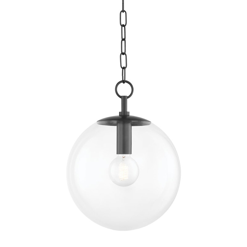 Juliana 1 Light Pendant, Old Bronze, 11.25" H x 11.5" W x 11.5" D, G25