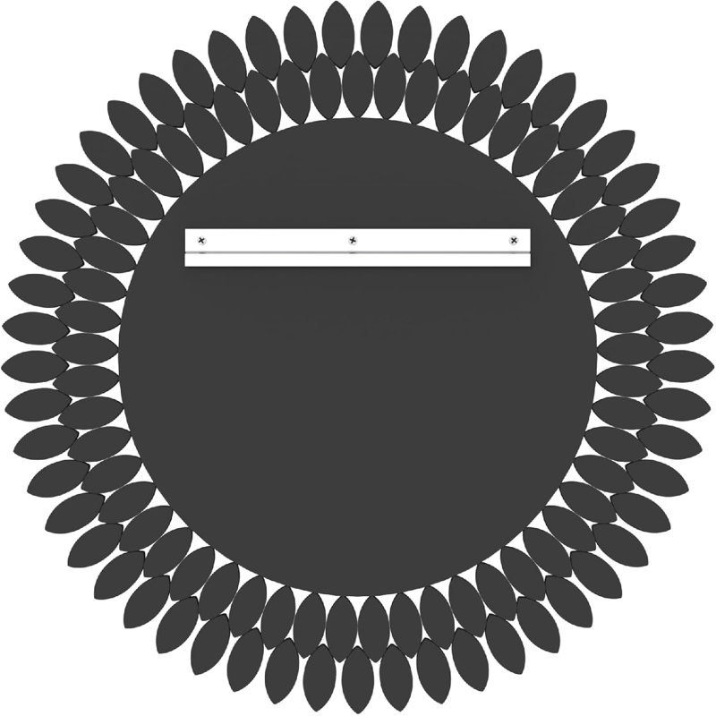 Miroir bijou pour mur, 26 po x 26 po