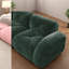 Canapés confortables en forme de L, velours doux, design moderne pour la maison