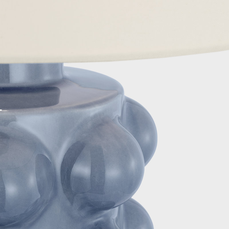 Vedra Table Lamp, Polar Blue Crackle