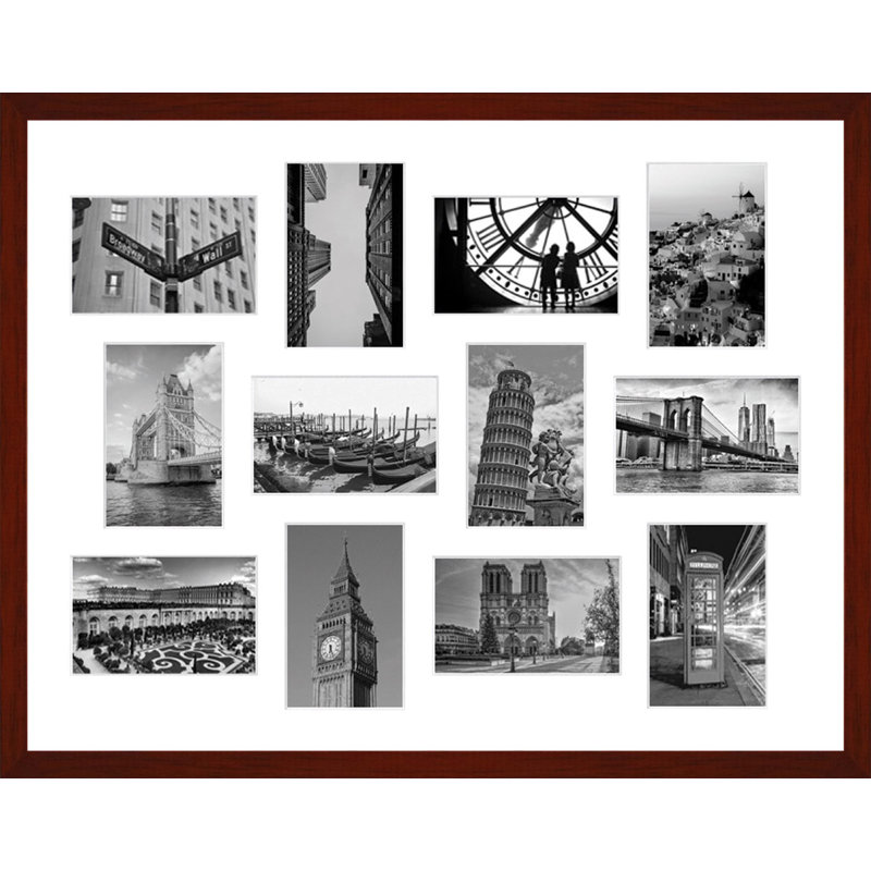 Lanayah Wood Picture Frame with Mat, Mago