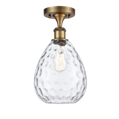 Morganna Glass Semi Flush Mount