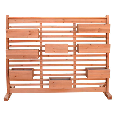Jardin vertical en bois