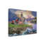 Coucher de soleil, phare par Bigelow, impression sur toile tendue-1030650329