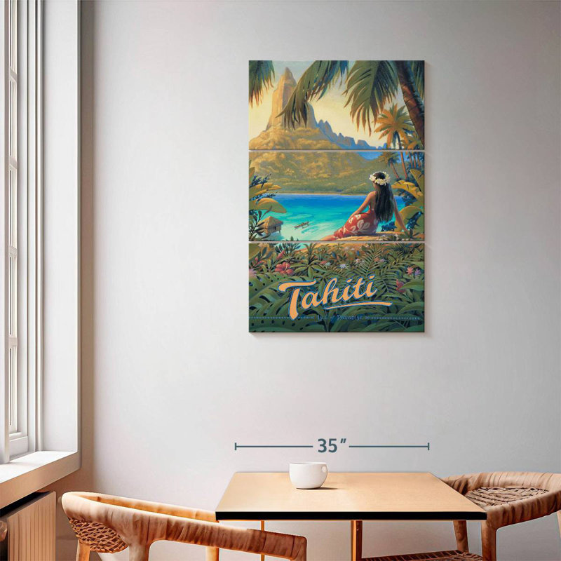 Gillard Tahiti I, H 57 po x l 36 po