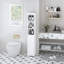 Armoire de salle de bain autoportante 64,17 po
