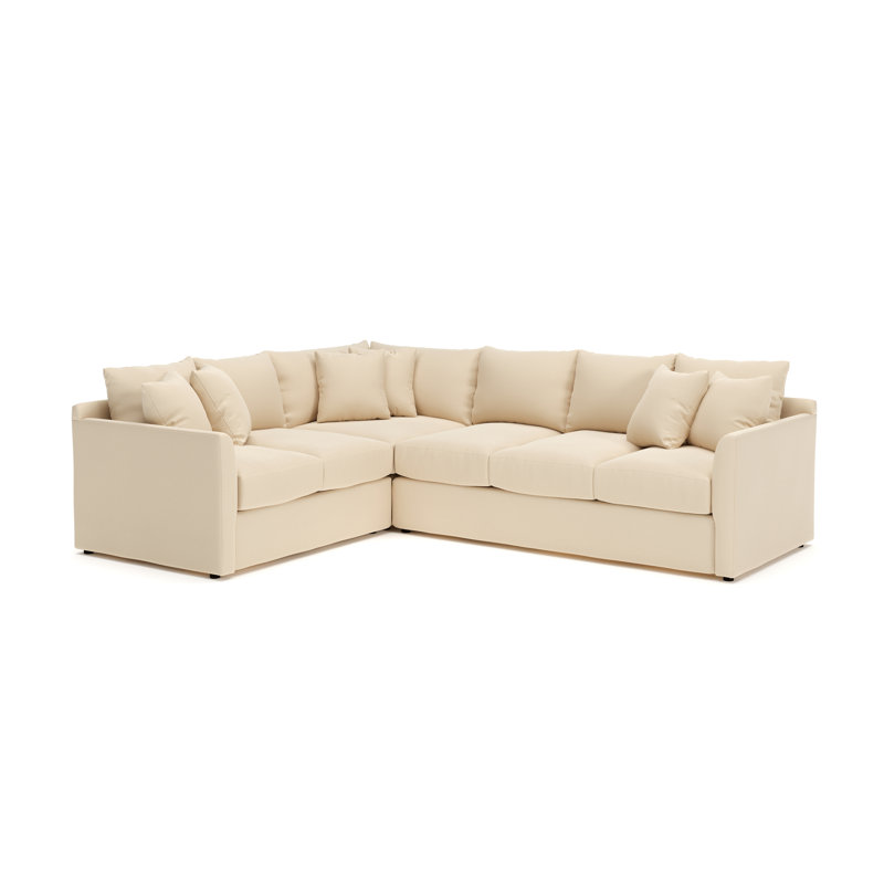 Canapé modulaire Cecelia, Orienté vers la gauche, Toile lin Sunbrella®