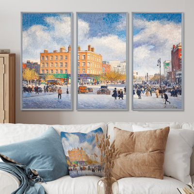 Dublin Fair City I - Dublin Wall Art Set