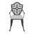 Outdoor Bistro Set With 2.17" Umbrella Hole And Cushions-454298259