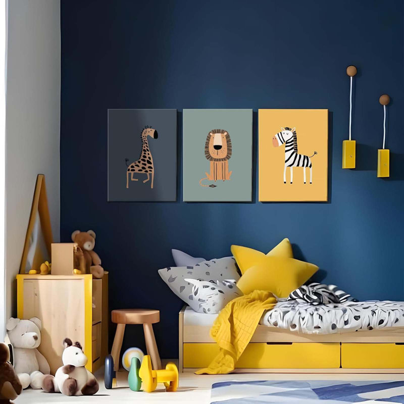 Animals 3 - Piece, 60 cm H x 40 cm W