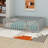 Full Size Wood Daybed Frame with Fence, Gray（No Slat）-153899967-153899966