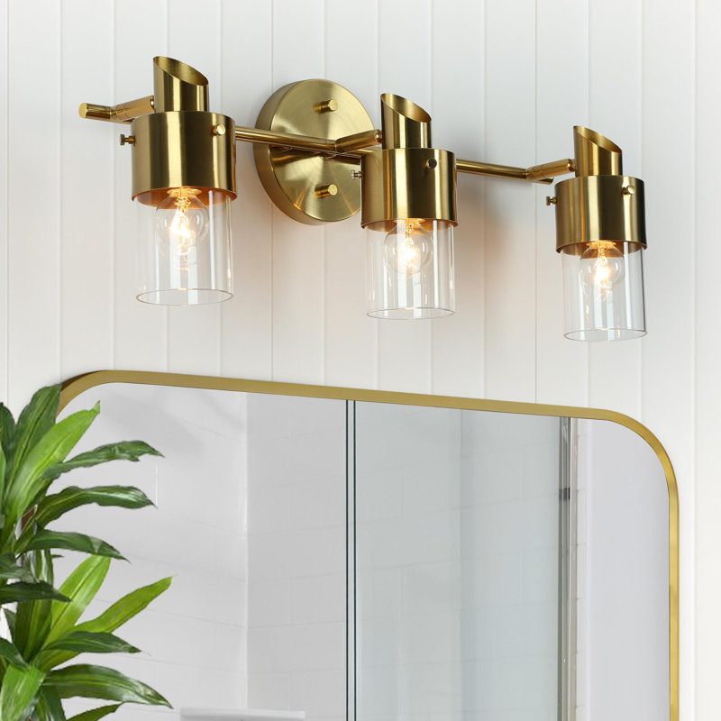 Izella 3 - Light Dimmable Modern Brass Vanity Light