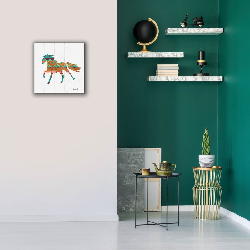  «Southwestern Vibes 4» par Farida Zaman, art mural sur toile, 18 po x 18 po, H 18 po x l 18 po