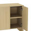 Linda Buffet moderne avec 4 tablettes réglables en chêne naturel-116172386