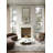 Nova French Cast Stone Fireplace Surround with Beveled Hearth-103833603-103833604