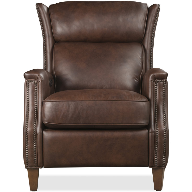 Fauteuil inclinable électrique avec appui-tête électrique Lansing, Brun
