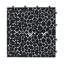 Carreaux de terrasse 12 po x 12 po à emboîtement gris en plastique imperméable et anti-dérapant-113414157