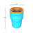  Ozias Slushy Maker Machine - Single Serving Frozen Treat Cup for Homemade Slushies, Milkshakes, Smoothies, Sorbets, and Cocktails by Classic Cuisi-32518004