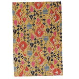 Flatweave Wool Ikat Area Rug in Multi