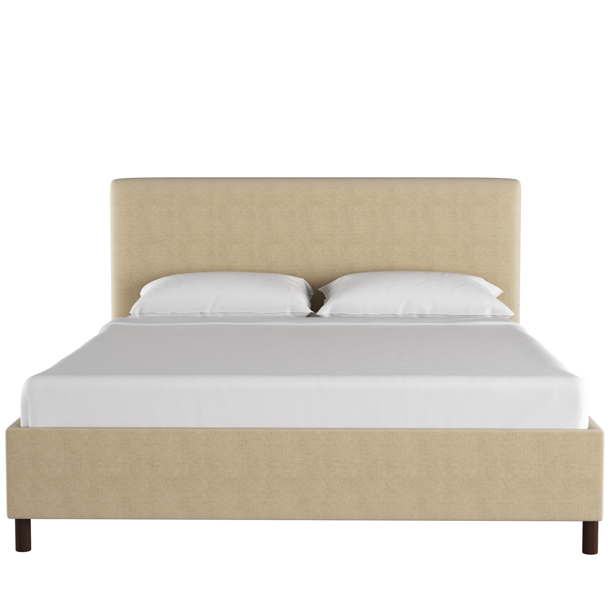 Eisley Upholstered Bed, California King, Zuma Natural Textured Linen