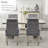 Upholstered Tufted Arm Dining Chairs-648702695