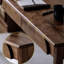 Bureau en bois massif de style moderne-1610413440