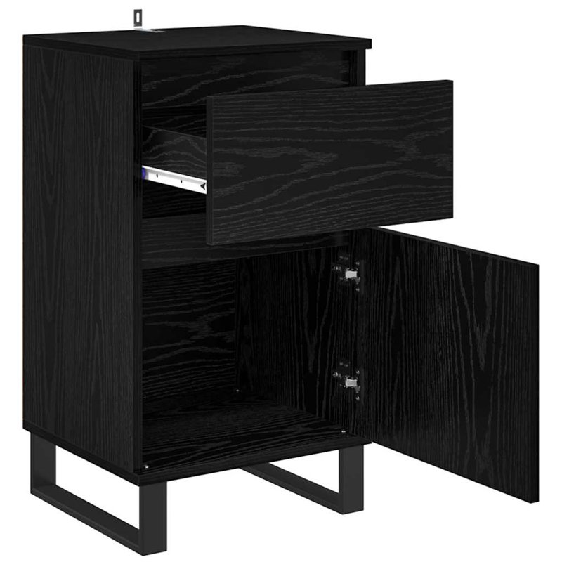 Accent Cabinet, Black Oak