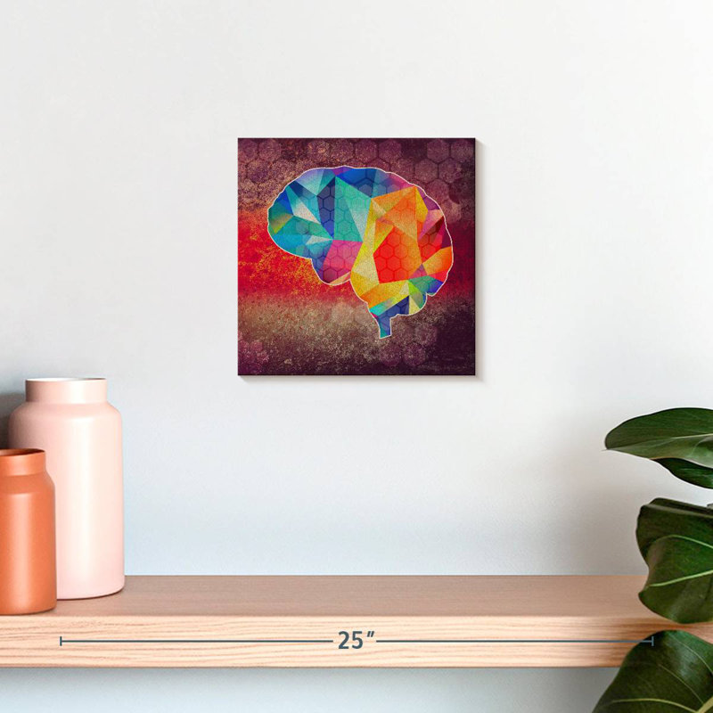 Arney Geometric Brain, 10" H x 10" W