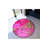 Pink Themed Motif Abstract Patterned Round Woven Base Vintage Decorative Carpet-902508425