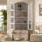 Retro Multi-Purpose Solid Wood Bookcase