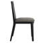 Chaise d'appoint en bois et rotin Monarch-102521193